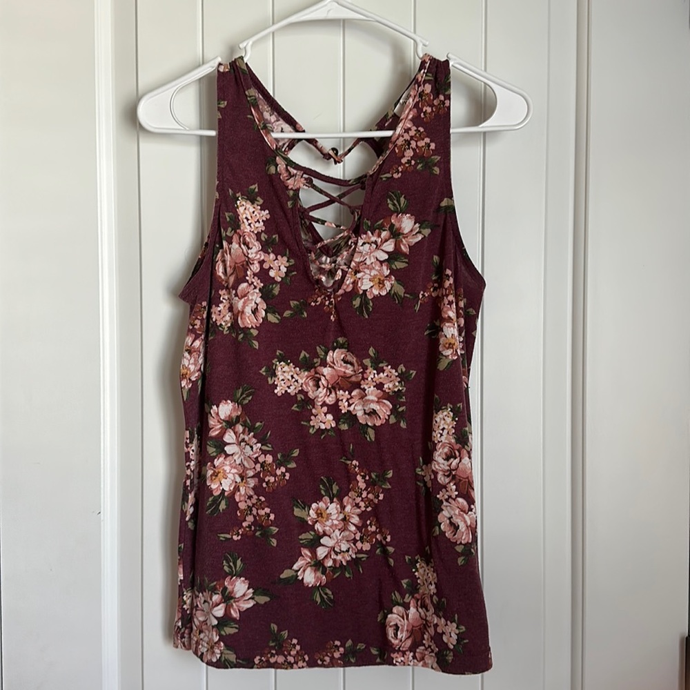 Maurices Floral Tank Top
